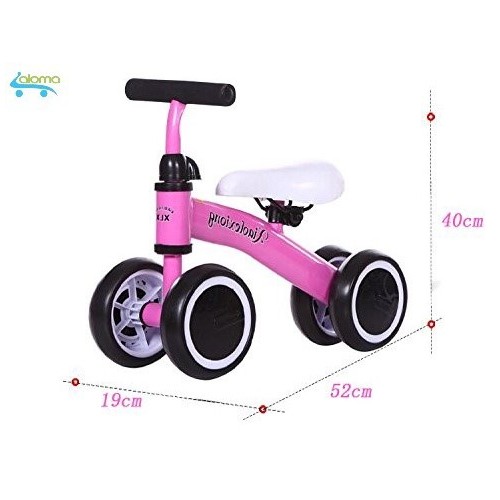 Xe thăng bằng 4 bánh tập đi cho bé 1-5 tuổi - Xe chòi chân chắc chắn chất liệu khung thép không rỉ cao cấp