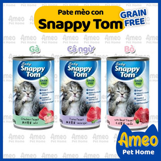Pate snappy tom mèo con, pate Snappy baby mèo lon 150g