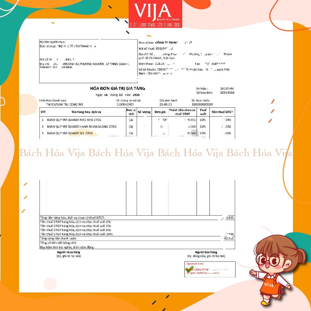 Bánh quy yến mạch Quaker