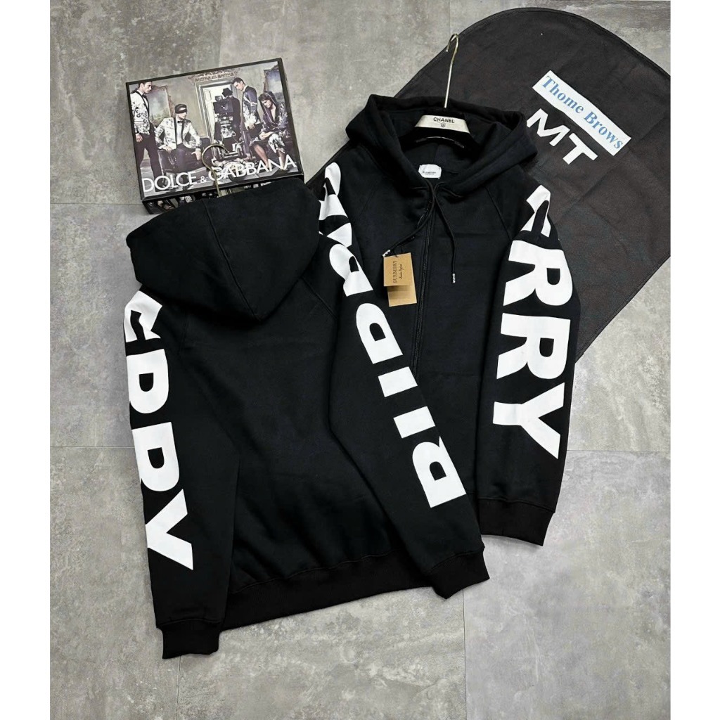 Áo Khoác BBR Phối Chữ In Pet Dọc 2 Bên Tay Áo - Áo Khoác Nam Nữ Chất Nỉ Siêu Cao Cấp Hot 2023