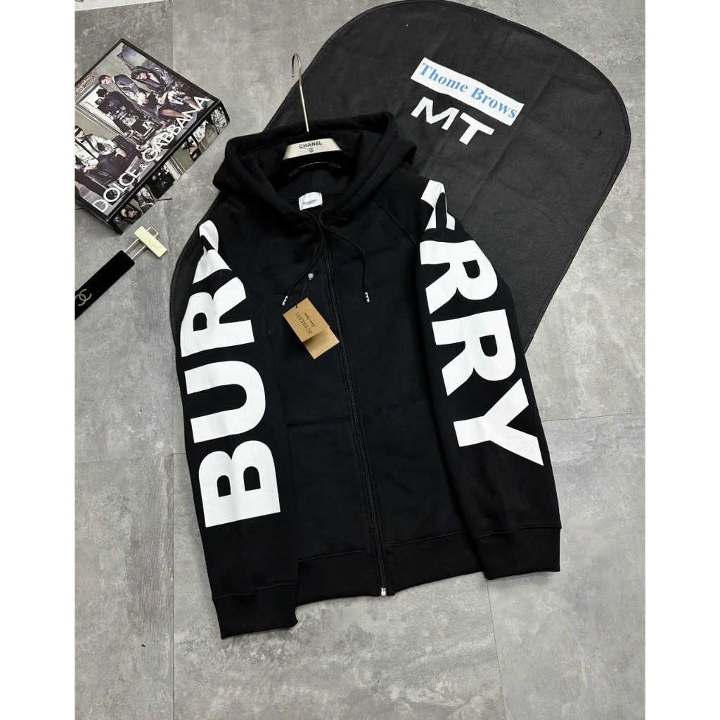 Áo Khoác BBR Phối Chữ In Pet Dọc 2 Bên Tay Áo - Áo Khoác Nam Nữ Chất Nỉ Siêu Cao Cấp Hot 2023