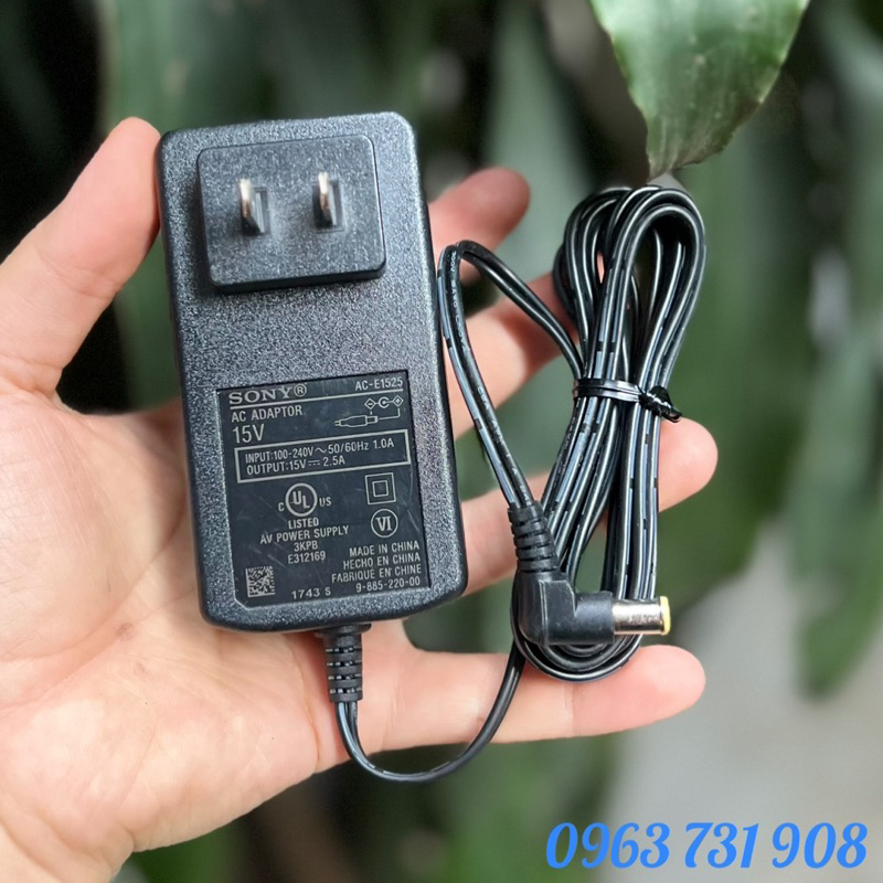 Sạc loa Sony SRS-X55 15V 2.5A bản gốc bảo hành 12 tháng