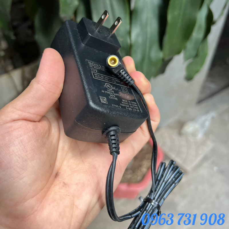 Sạc loa Sony SRS-X55 15V 2.5A bản gốc bảo hành 12 tháng