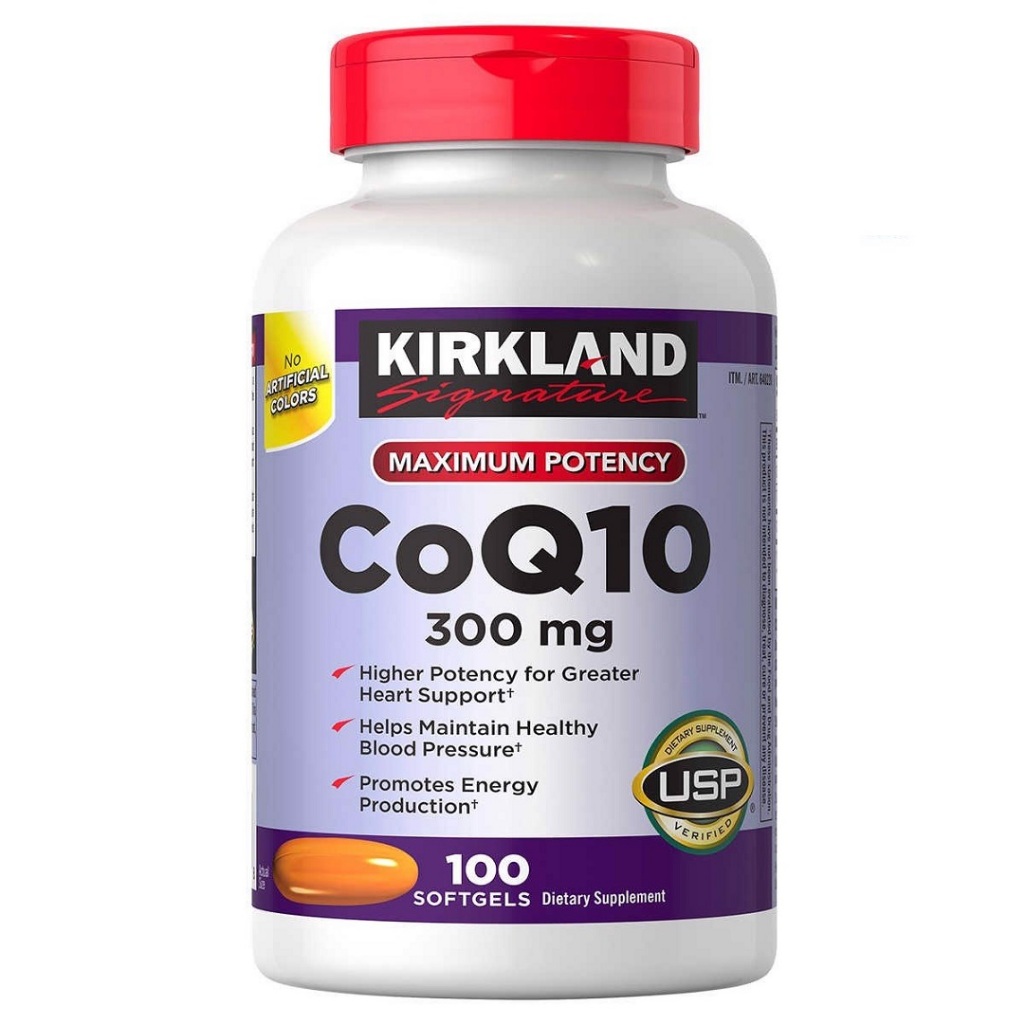 Viên uống coq10 300mg kirkland signature hỗ trợ sức khỏe tim mạch hộp 100 viên Healthy care Extate Official Mall
