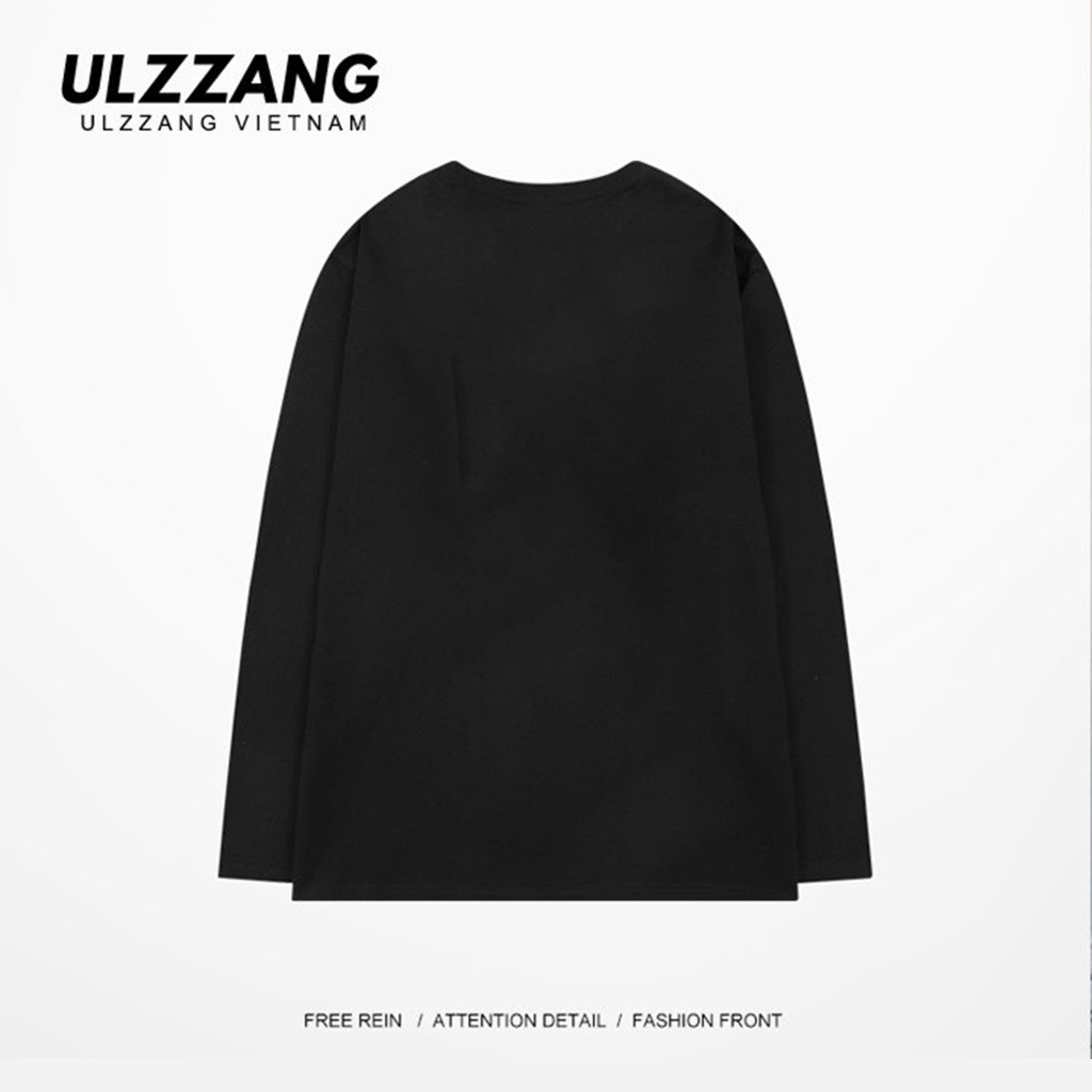Áo thun dài tay local brand ULZZ ulzzang dáng unisex form rộng in hình Oral