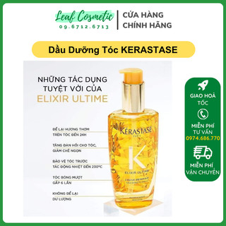 Dầu dưỡng tóc kerastase elixir ultime 15ml - 50ml - 100ml - hồng - vàng - đen