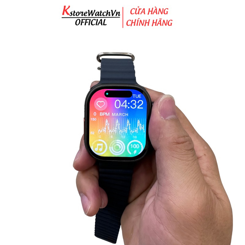 Đồng Hồ Thông Minh Watch Ultra Pro 2 Màn Hình HD Bộ Nhớ 2GB Dynamic Island Thay Ảnh Nền Tải Nhạc MP3 Ebook KstoreWatchVn
