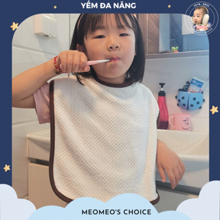   CHAT SHOP FREESHIP Khăn Yếm Bản To Chống Thấm Cho Bé Khăn Mặt Đa Năng Trẻ Em Ăn Dặm Vệ Sinh Cá Nhân Thấm Hút 