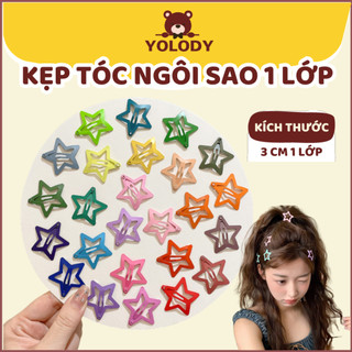Kẹp ngôi sao 1 lớp Yolody phụ kiện kẹp ngôi sao