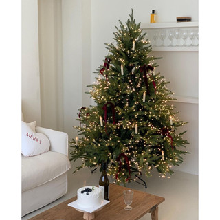 Set nến điện tử kèm kẹp trang trí cây thông - christmas led candle