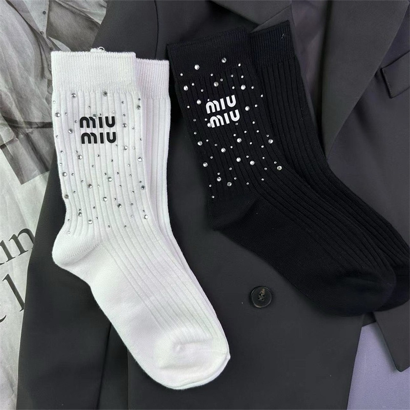 Tất đính đá miu miu  ảnh thật.
