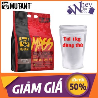 Mutant Mass chiết túi 6kg8 chính hãng - Sữa tăng cân tăng cơ bổ sung protein