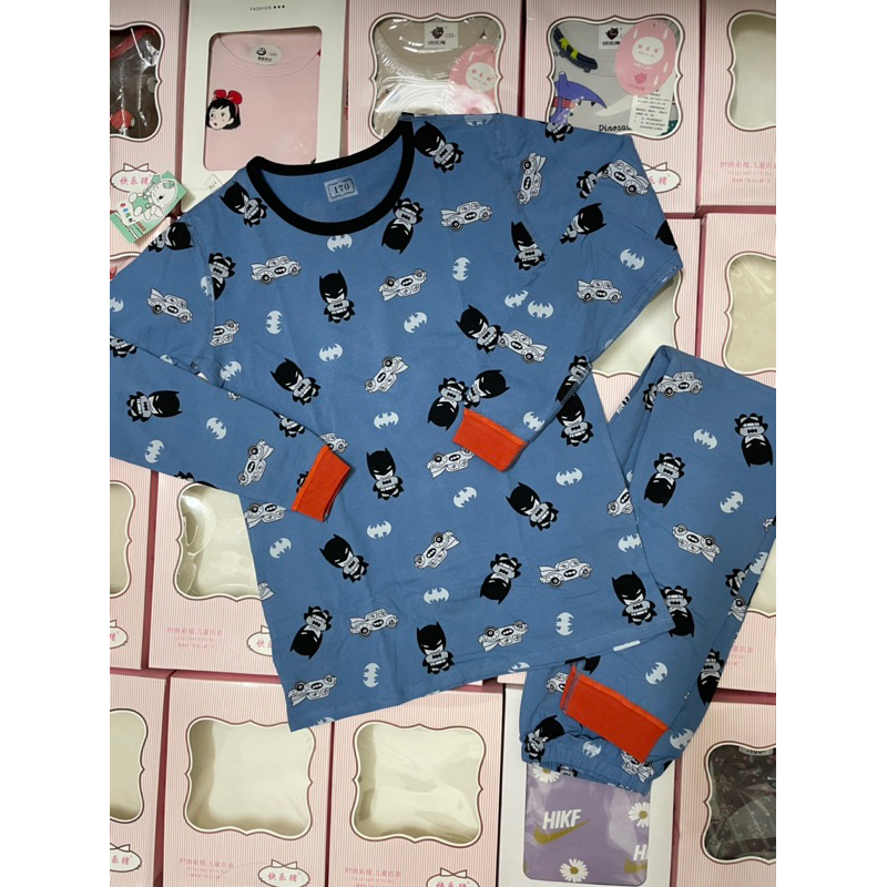 Bộ dài tay QiQi cotton xuất Hàn cho bé size nhỡ đại