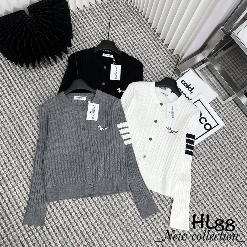 Áo len thừng Thom thêu cún QC