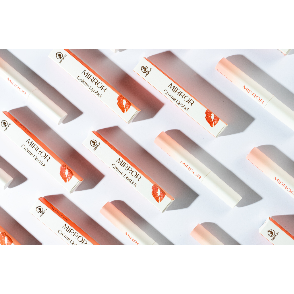Son kem lì MIRROR Crème Lipstick 2g - Son môi lì, mềm mịn, lâu trôi, không chì, chính hãng