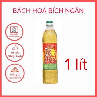  dầu ăn thực vật tinh luyện cái lân chai 1 lít 