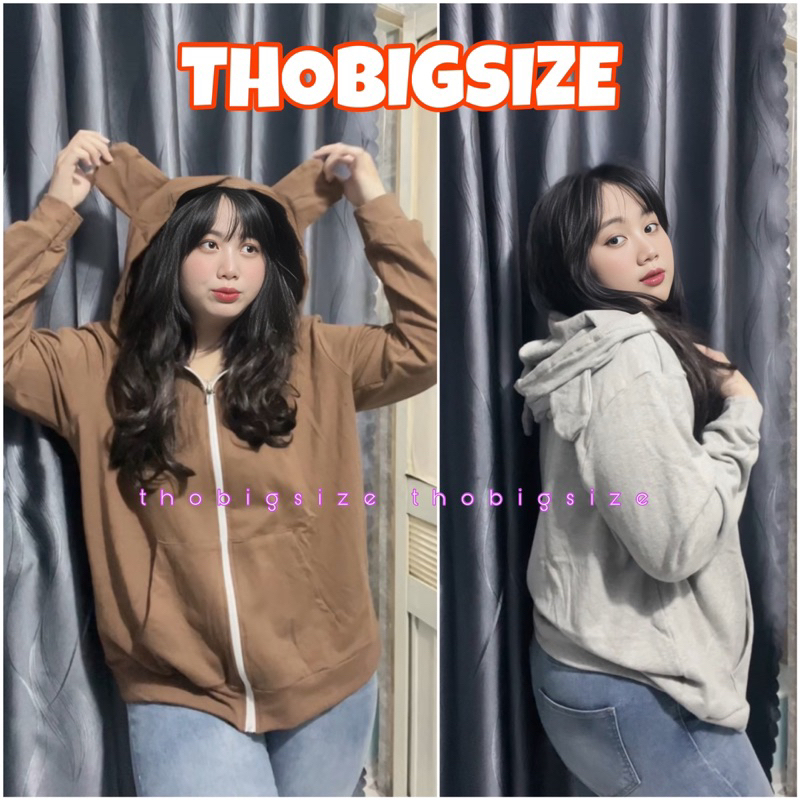 Siêu Phẩm Áo Khoác Tai Thỏ Bigsize Freesize 100kg