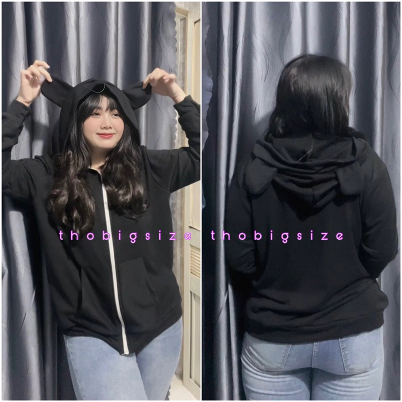 Siêu Phẩm Áo Khoác Tai Thỏ Bigsize Freesize 100kg
