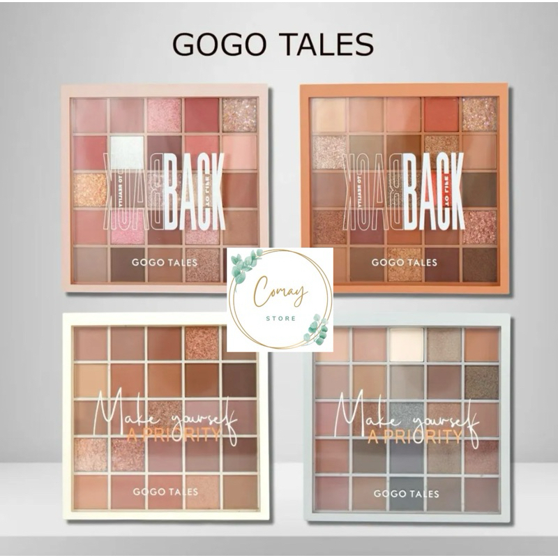 Bảng phấn mắt 25 ô GOGO TALES Back To Reality