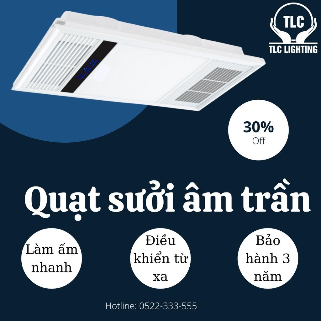 Quạt sưởi âm trần đa năng KAW/TLC sưởi ấm, làm mát, thông gió, chiếu sáng siêu tiết kiệm điện