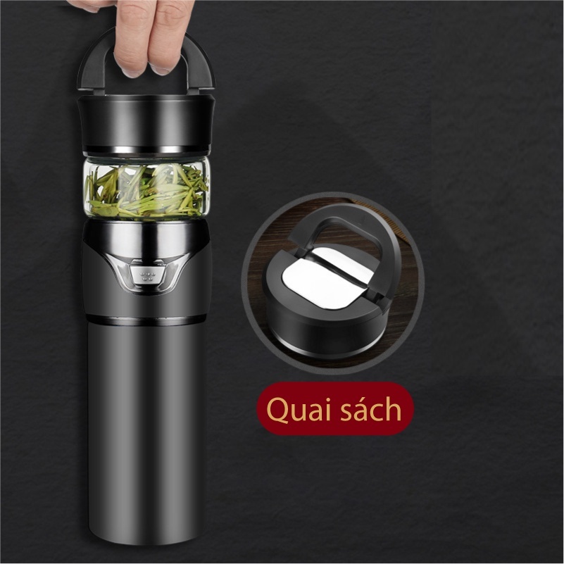 Bình pha trà KAW, Dung Tích 450ml, Inox 316 An Toàn Sức Khỏe