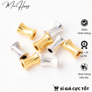 Set 2 charm ống đốt tre size nhỏ - kl248