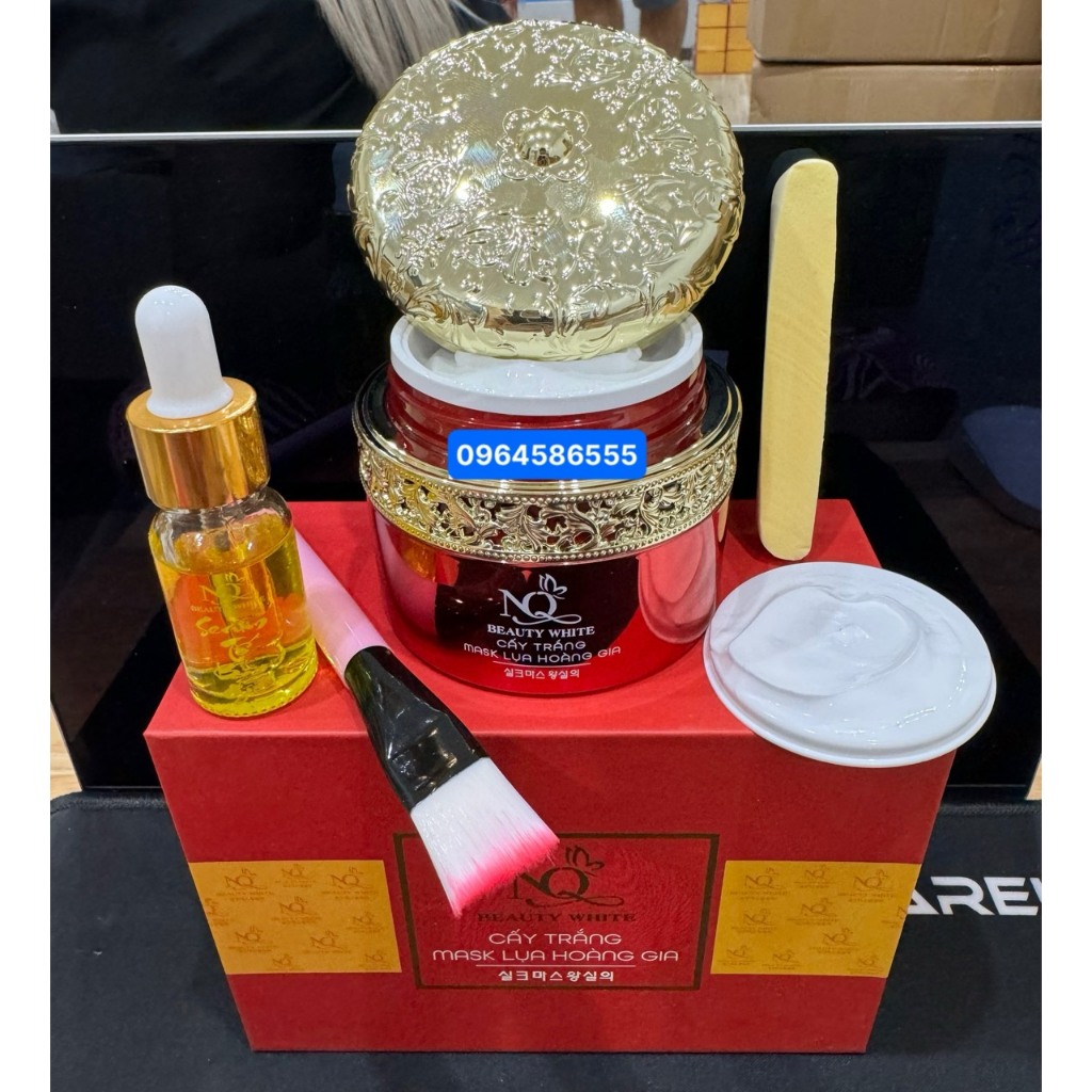 CẤY TRẮNG MASK LỤA HOÀNG GIA MẪU MỚI