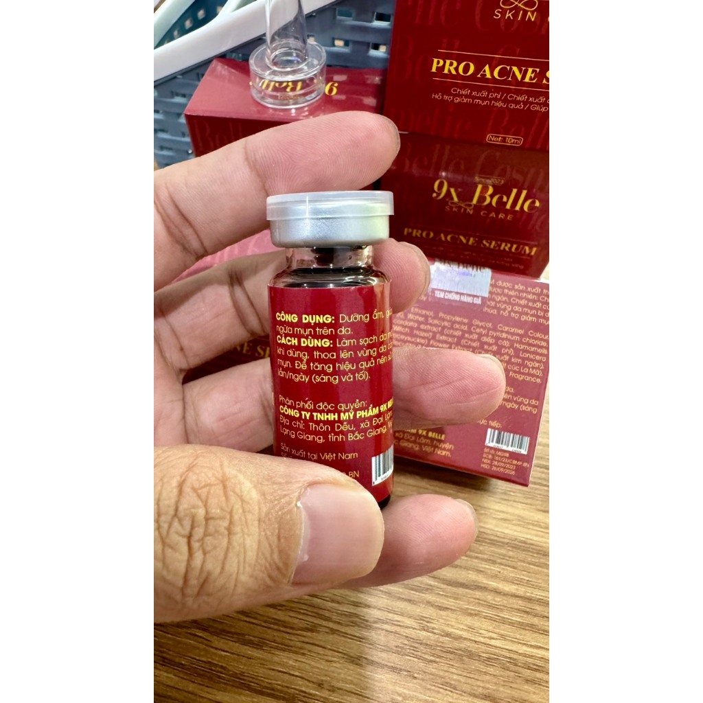 Le'peau Giảm Mụn Thâm Rỗ Lepeau Acne Serum 9x Belle Skin Care