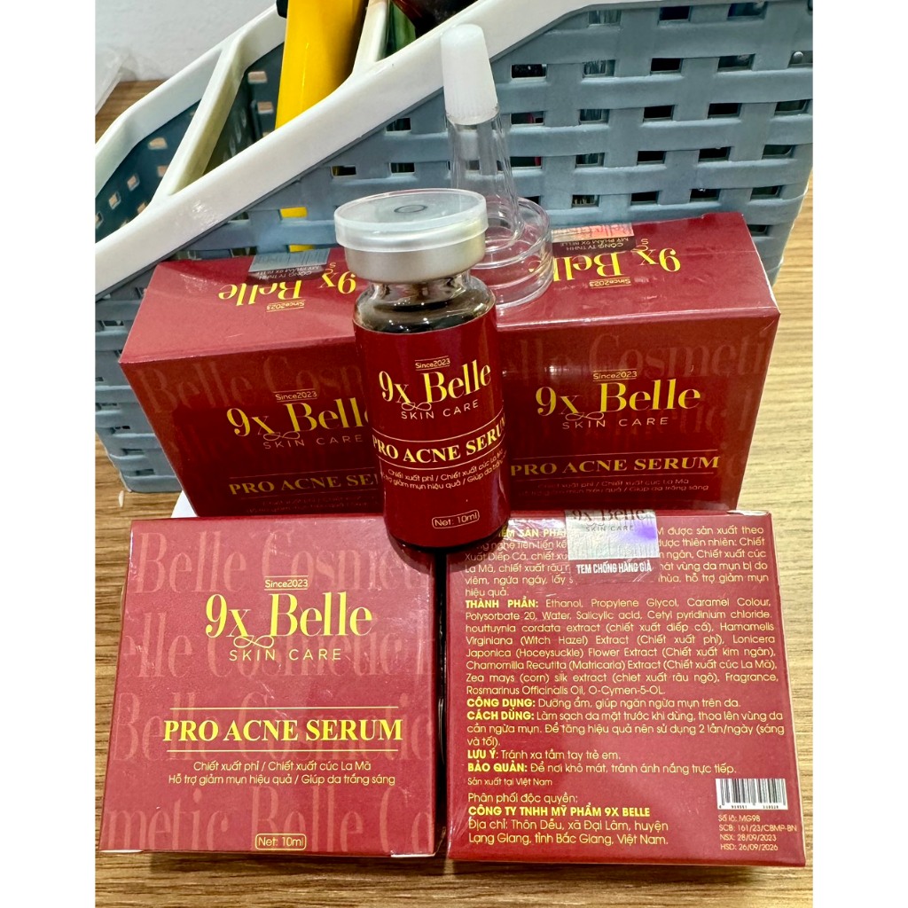 Le'peau Giảm Mụn Thâm Rỗ Lepeau Acne Serum 9x Belle Skin Care