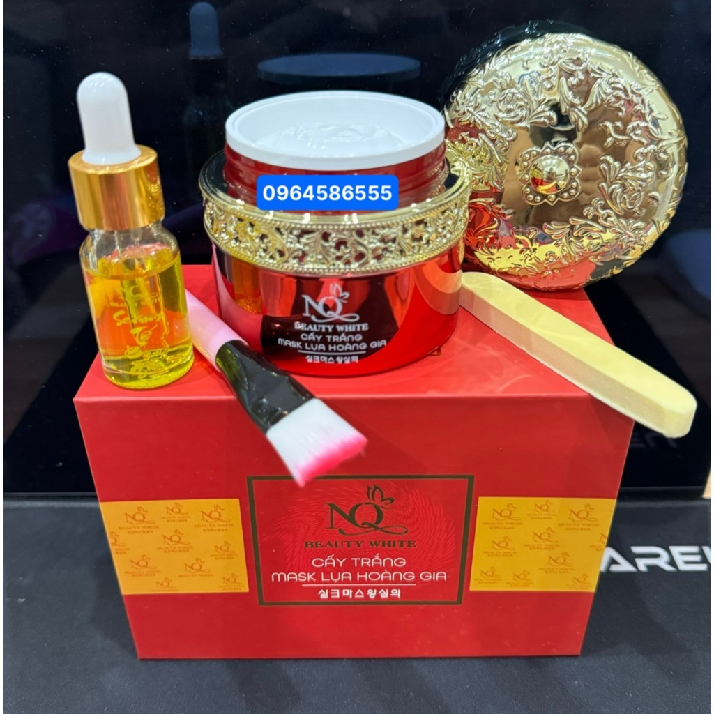 CẤY TRẮNG MASK LỤA HOÀNG GIA MẪU MỚI