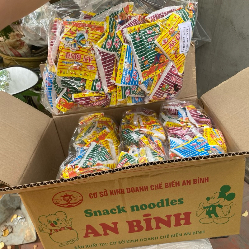 Mì Tôm Ăn Liền trẻ Em An Bính 39k 1 Bịch 50 Gói