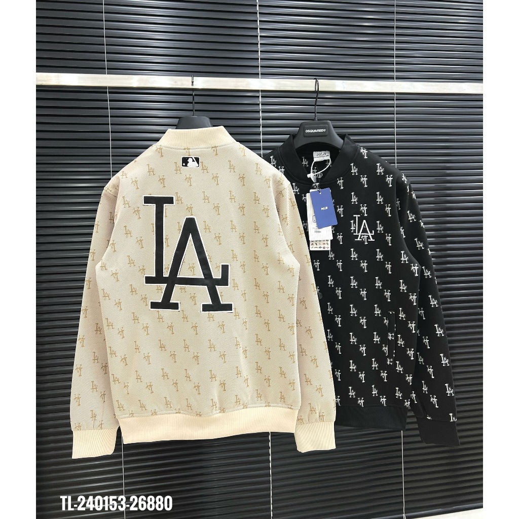 🔥Hot🔥Áo khoác bomber MLB họa tiết monogram thiết kế hot trend Nam nữ New 2023