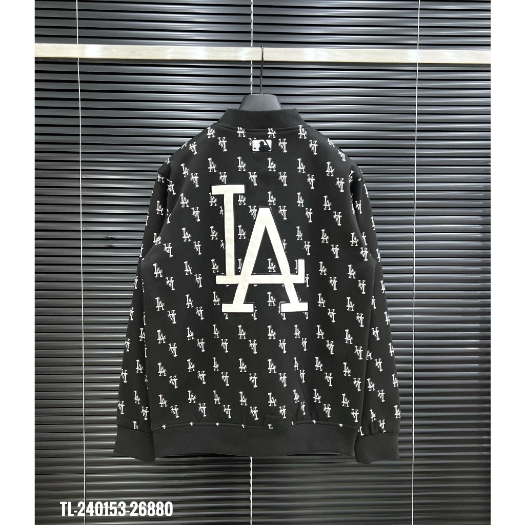 🔥Hot🔥Áo khoác bomber MLB họa tiết monogram thiết kế hot trend Nam nữ New 2023