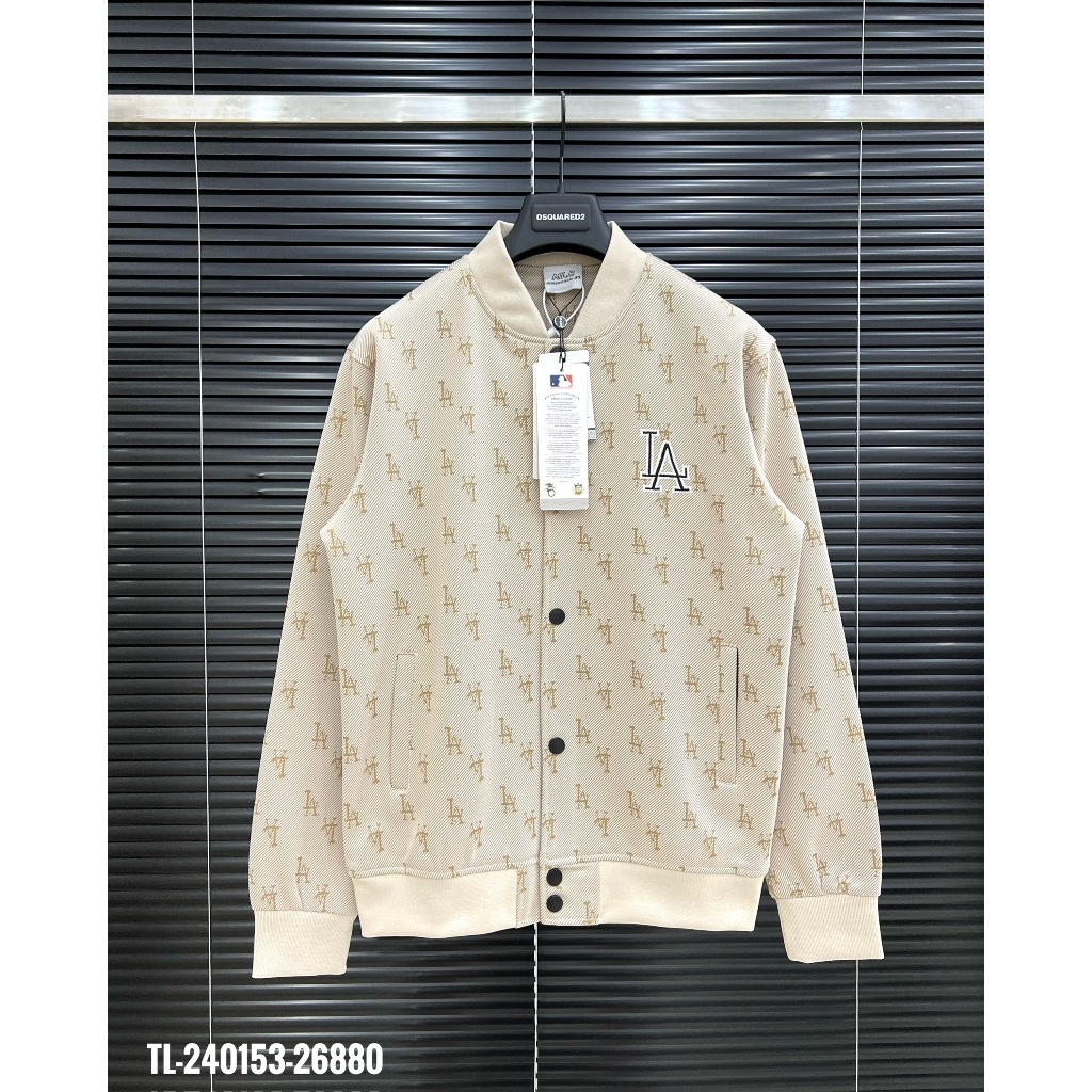🔥Hot🔥Áo khoác bomber MLB họa tiết monogram thiết kế hot trend Nam nữ New 2023