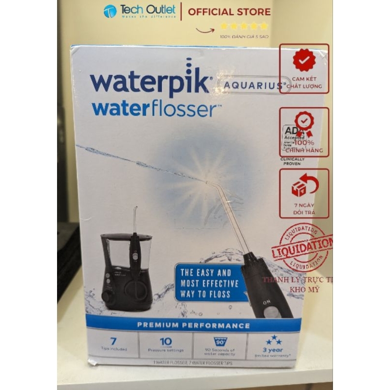 tăm nước waterpik waterflosser aquarius