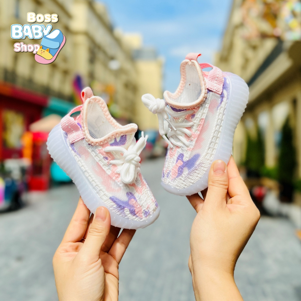 GIÀY THỂ THAO BOOST CHO BÉ TRAI BÉ GÁI TỪ 1- 7 TUỔI MỀM ÊM NHẸ CO GIÃN THOÁNG KHÍ