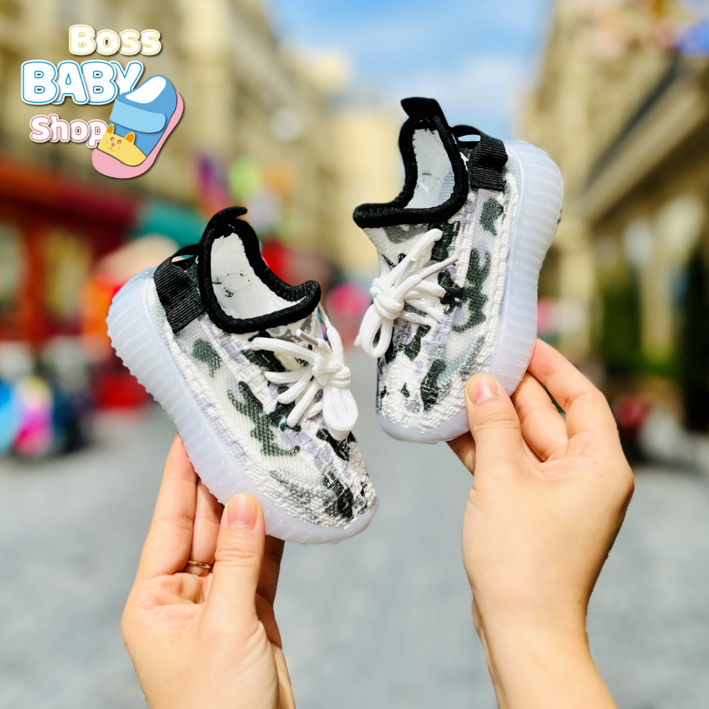 GIÀY THỂ THAO BOOST CHO BÉ TRAI BÉ GÁI TỪ 1- 7 TUỔI MỀM ÊM NHẸ CO GIÃN THOÁNG KHÍ