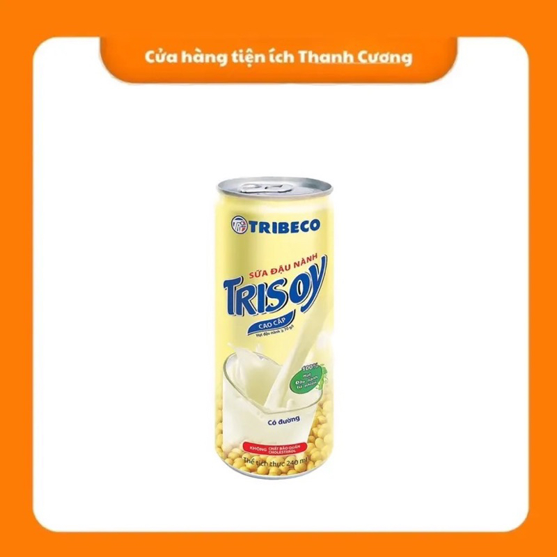Combo Sữa Đậu Nành Trisoy Tribeco Lon 240ml