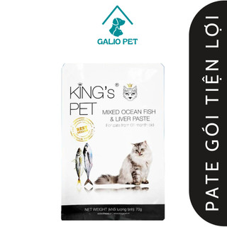 Pate gói cao cấp cho Mèo, Chó mọi lứa tuổi King's Pet túi 70g