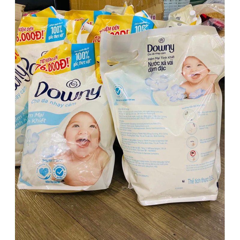 Xả vải Downy cho da nhạy cảm túi 3,5l