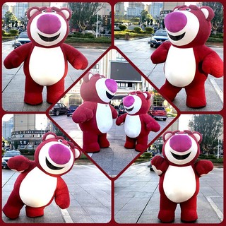 Trang Phục Gấu Dâu, Mascot Gấu Dâu Người Mặc Kích Thước Thật