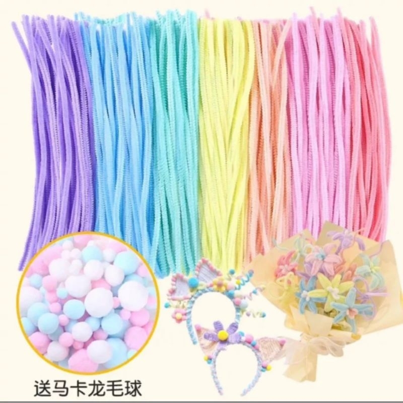 100 cành kẽm nhung trang trí làm hoa, cây thông, ....