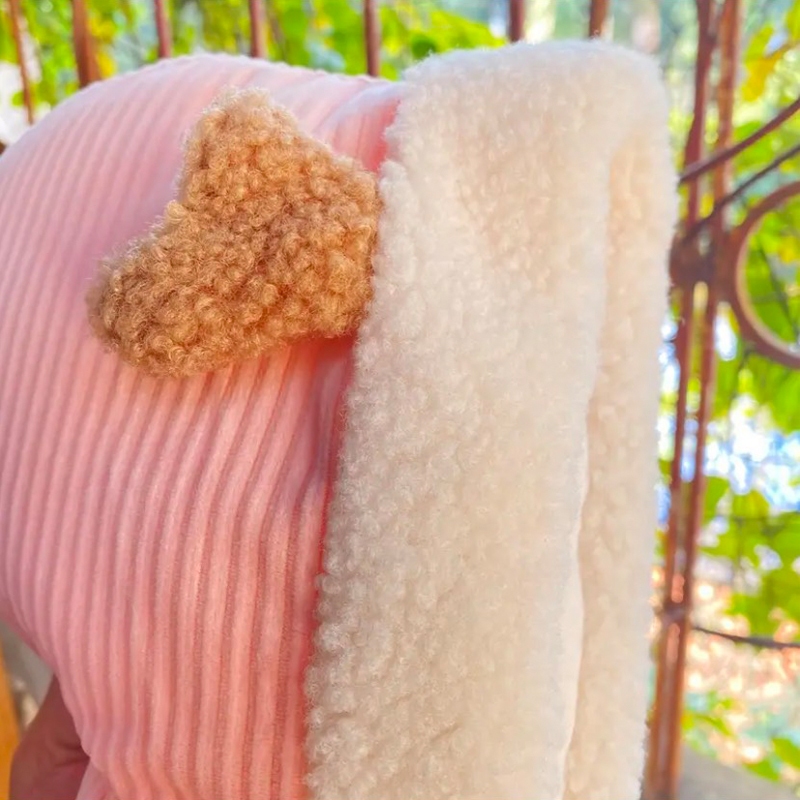 Body Nỉ Bông Cho Bé Trai, Bé Gái Hình Thỏ Đáng Yêu 3-12kg _BD26