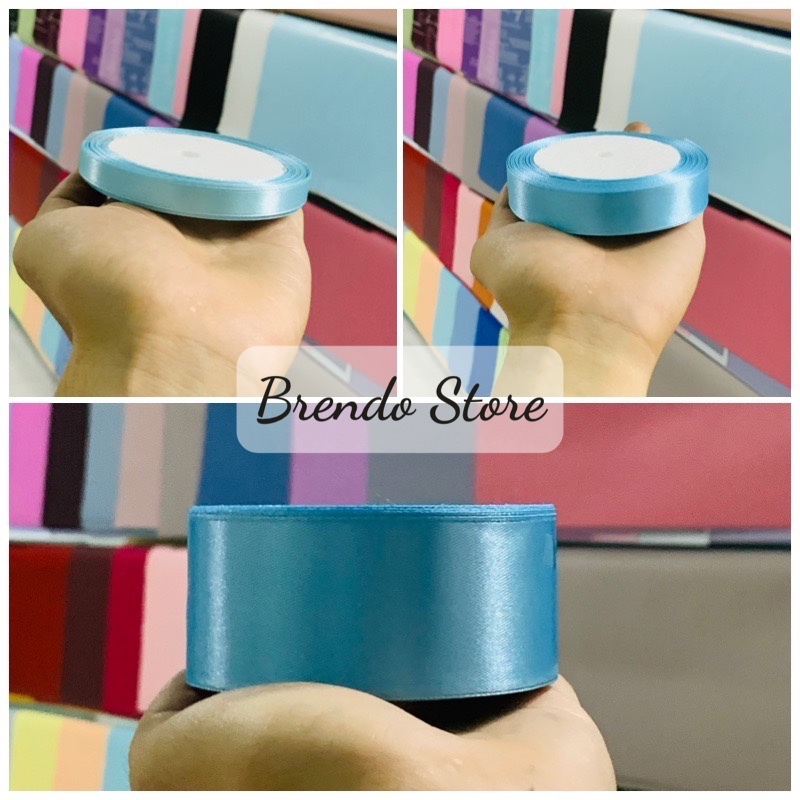 Ruy băng lụa bản 4cm dài 22m - Brendo Store