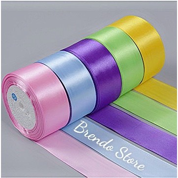 Ruy băng lụa bản 4cm dài 22m - Brendo Store