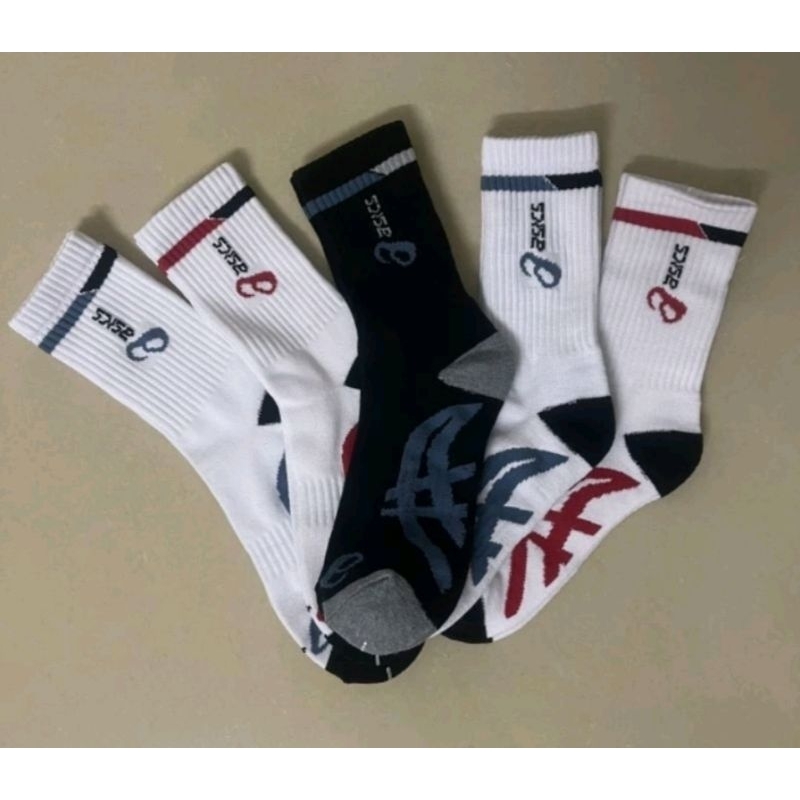 [ 𝘽𝙞𝙂 𝙎𝘼𝙇𝙀 ] Tất Vớ Thể Thao Asics Tennis Cổ Cao Vải Cotton Dày Êm Chân Thoáng Khí [ Hàng Xuất Khẩu ]