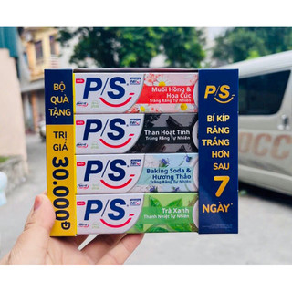 Kem đánh răng p/s bảo vệ 123 trà xanh 50g)