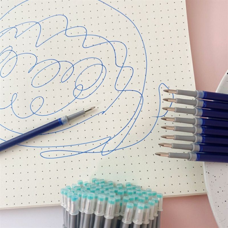 Set 10, 20, 50 Ruột bút _ Ngòi bút xanh, đỏ, đen dành cho bút bi bấm