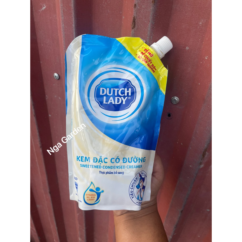 Kem đặc có đường Dutch Lady dạng túi 545 gr sữa đặc có đường