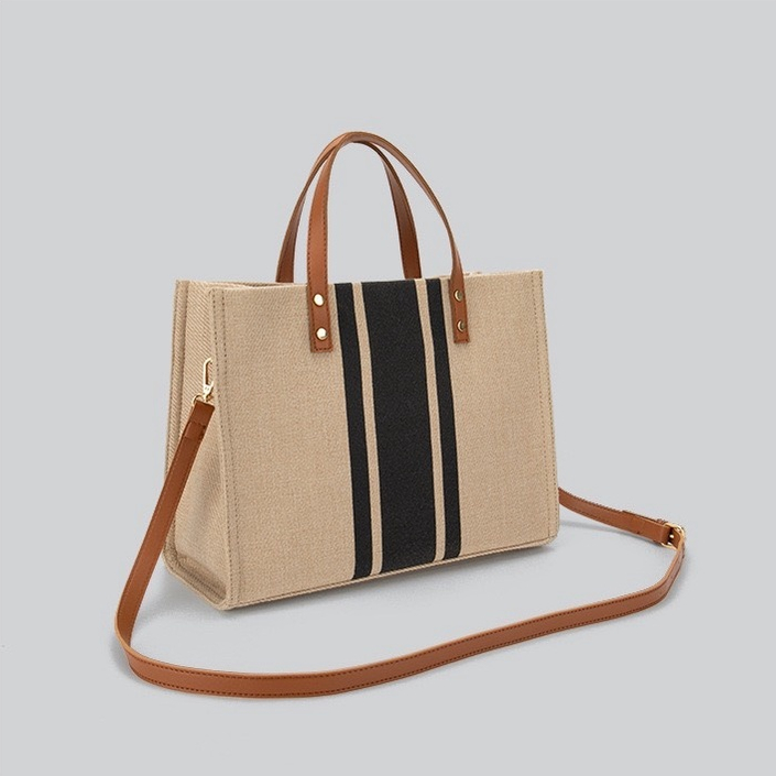 Túi xách cói có dây đeo chéo sang chảnh Túi công sở A4 kiểu dáng thời trang siêu hot